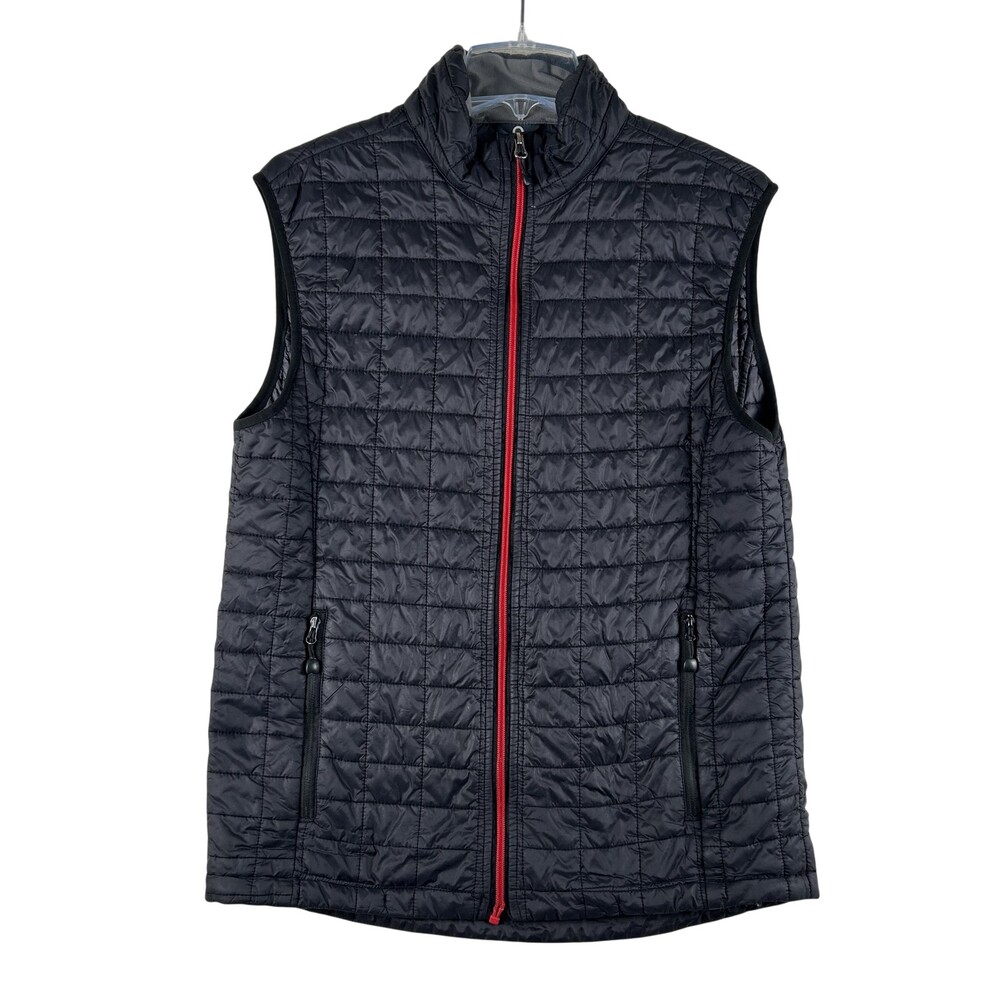 Little Donkey Andy Vest Mens Small Quilted Lightweight Puffer Insulated Black